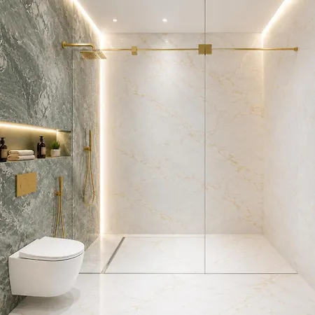 Daire Blue Breeze Luxury Sea View - Pool